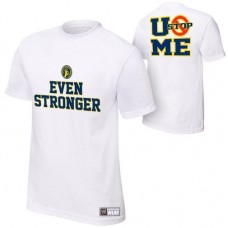Футболка Джона Сина "Even Stronger", футболка рестлера John Cena "Even Stronger"